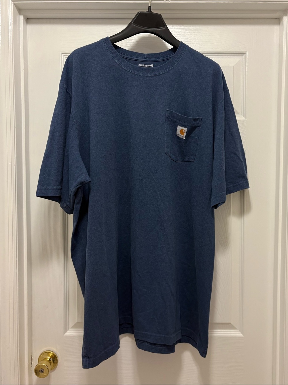 Carhartt Navy Short-Sleeve Pocket Tee